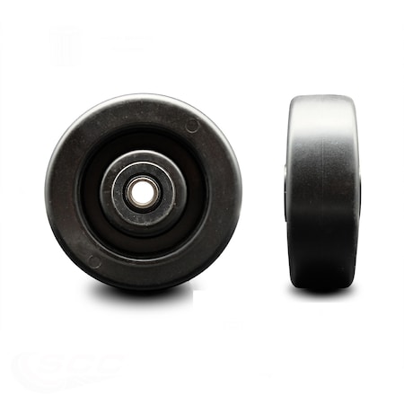 Service Caster SCC - 5" Polyolefin Wheel Only w/Roller Bearing - 1/2" Bore - 650 lbs Capacity SCC-POR520